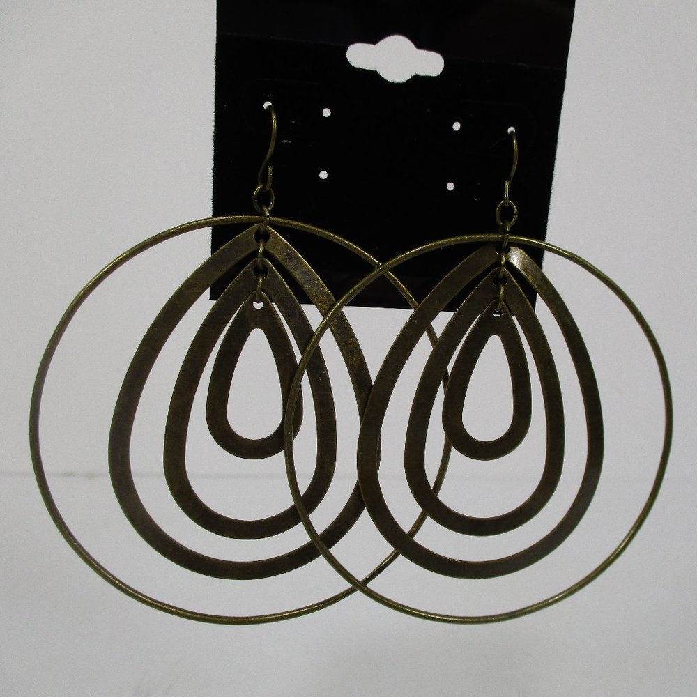 💕3 for 15💕 Copper Hoop & Pendant Earrings NWOT